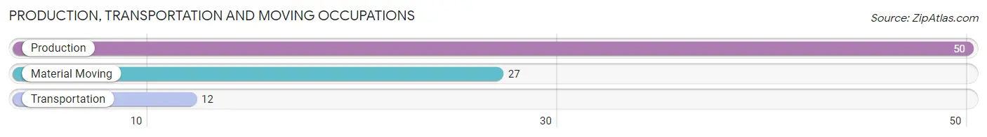 Production, Transportation and Moving Occupations in Zip Code 96772