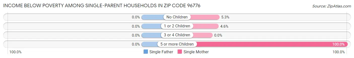 Income Below Poverty Among Single-Parent Households in Zip Code 96776