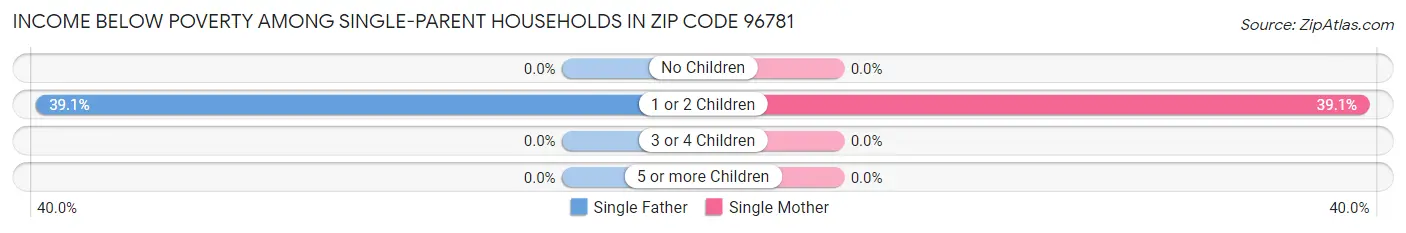 Income Below Poverty Among Single-Parent Households in Zip Code 96781