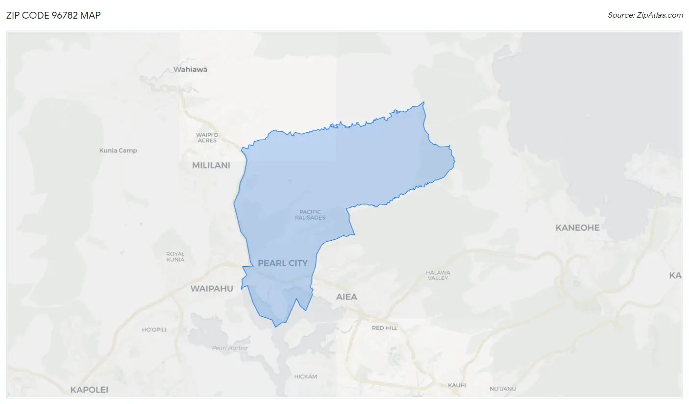 Zip Code 96782 Map