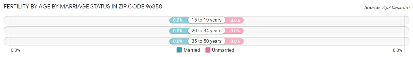 Female Fertility by Age by Marriage Status in Zip Code 96858