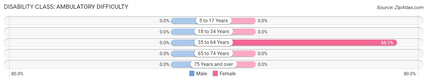 Disability in Zip Code 97905: <span>Ambulatory Difficulty</span>