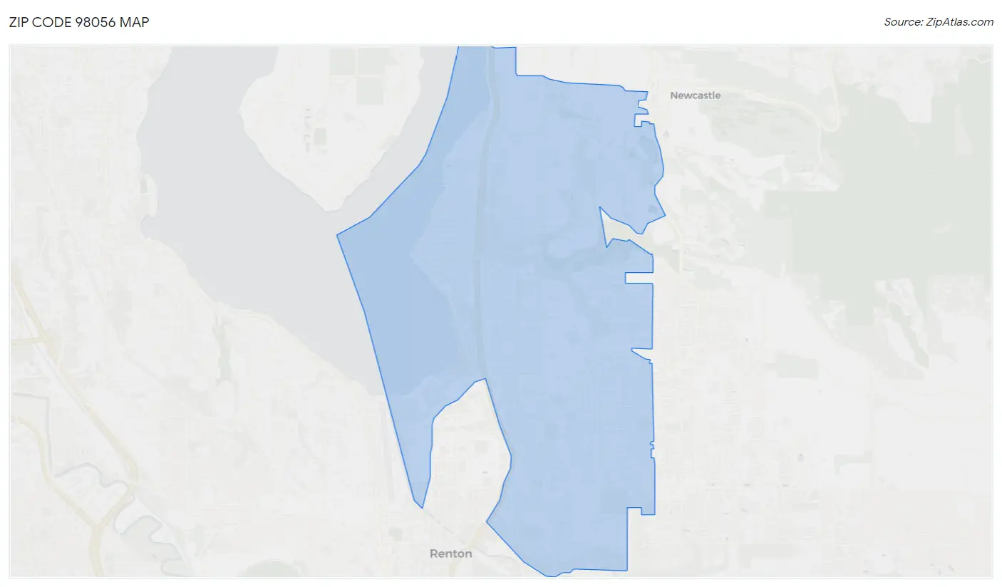 Zip Code 98056 Map