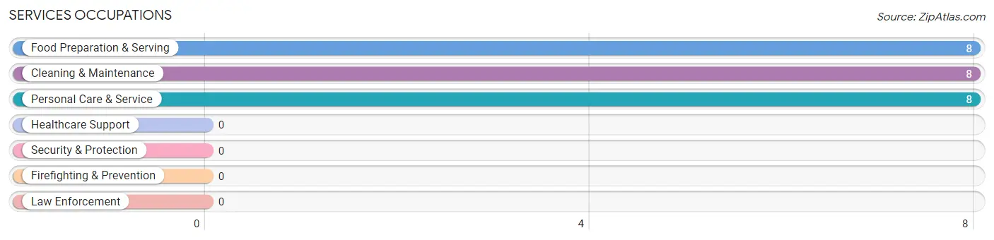 Services Occupations in Zip Code 98243