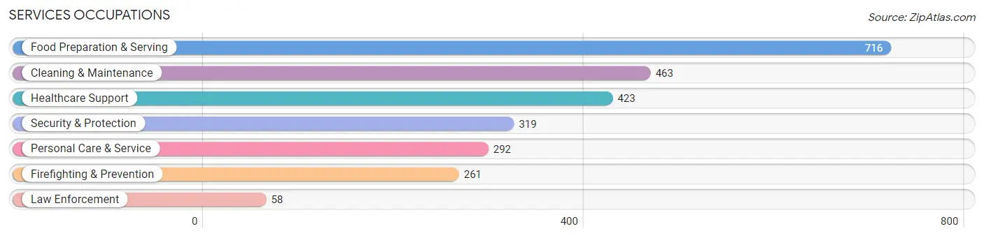 Services Occupations in Zip Code 98273