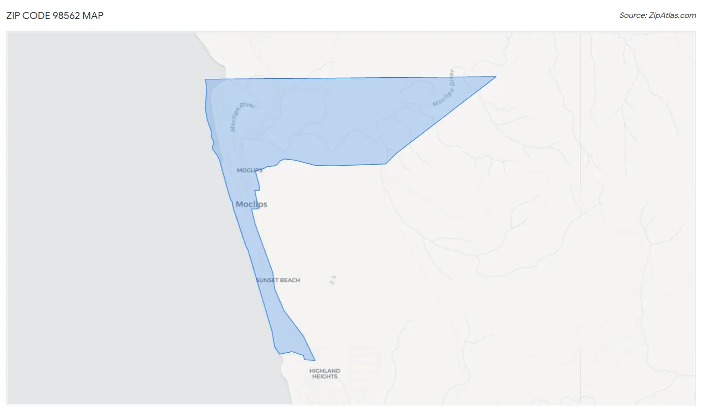 Zip Code 98562 Map