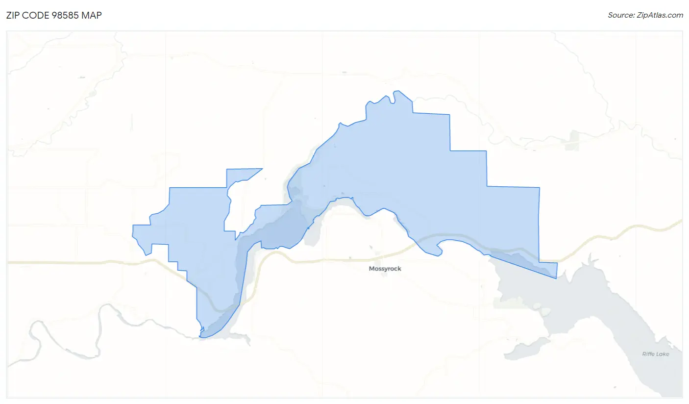 Zip Code 98585 Map