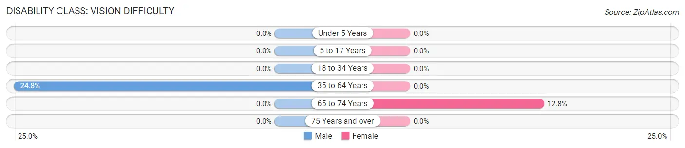 Disability in Zip Code 98585: <span>Vision Difficulty</span>