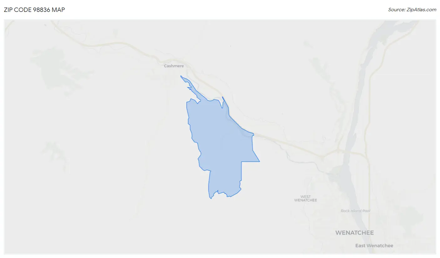 Zip Code 98836 Map