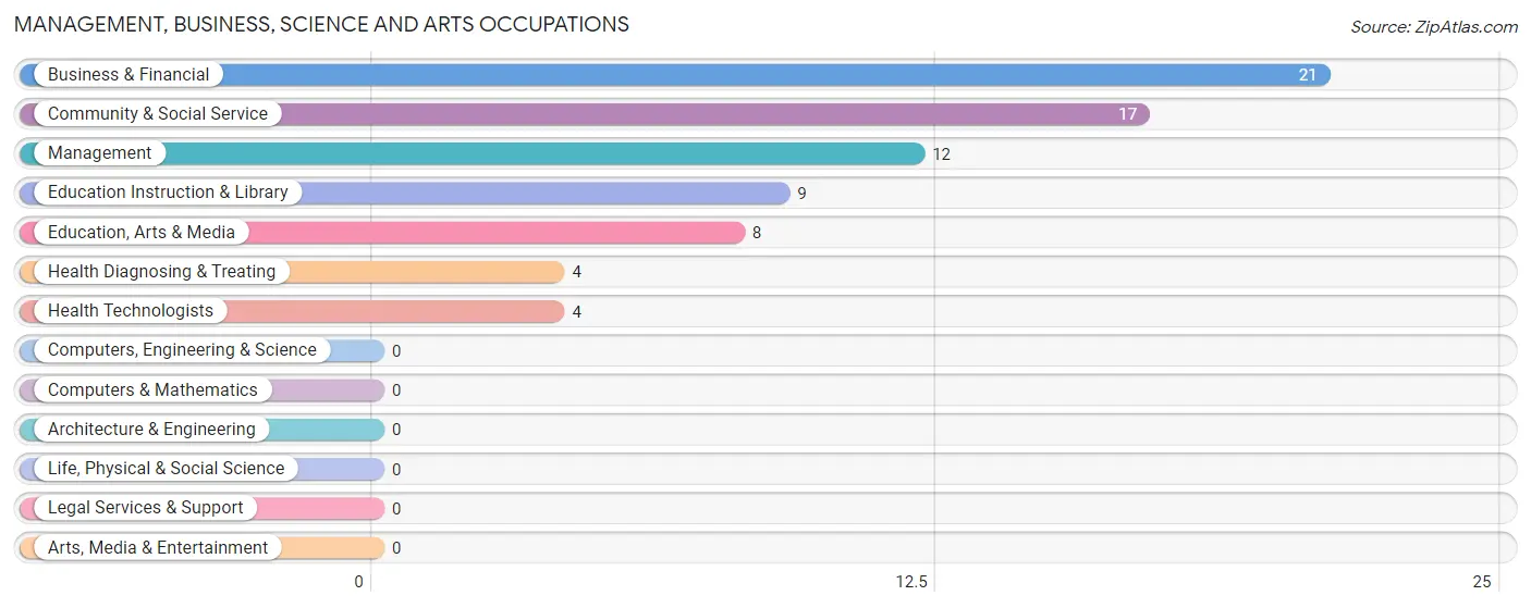 Management, Business, Science and Arts Occupations in Zip Code 98943