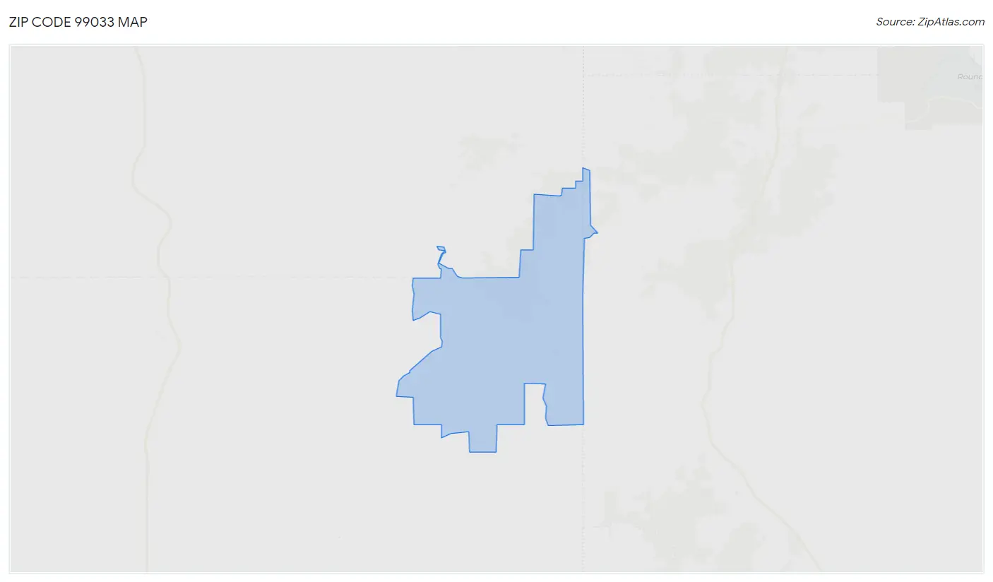 Zip Code 99033 Map