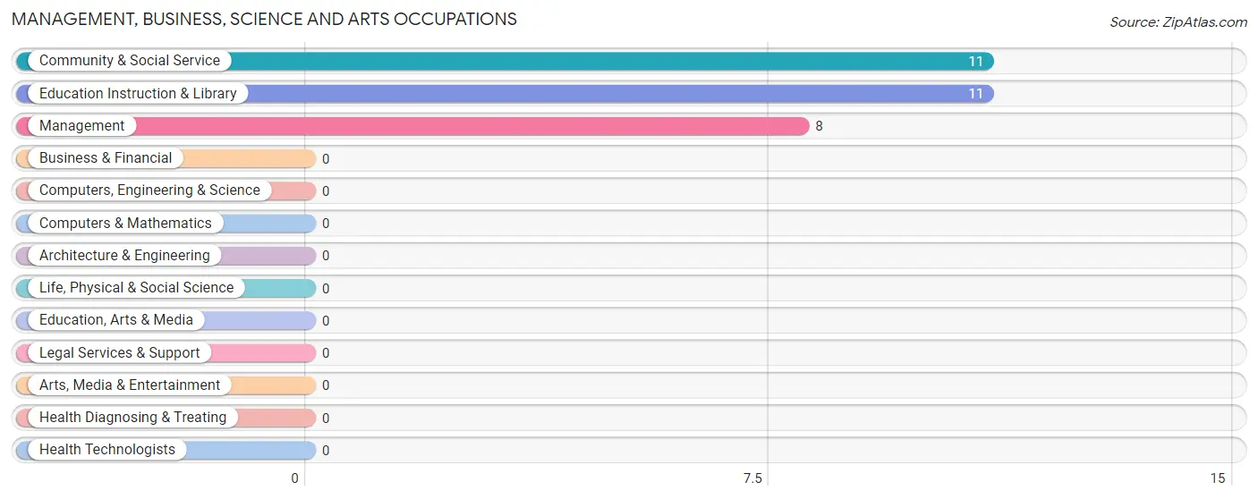 Management, Business, Science and Arts Occupations in Zip Code 99152