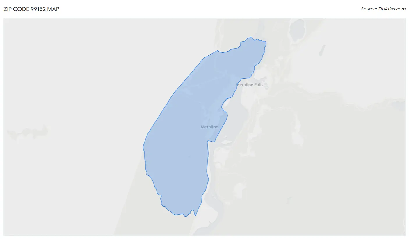 Zip Code 99152 Map