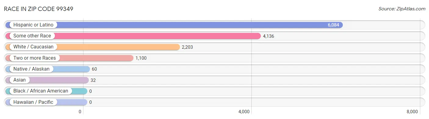 Race in Zip Code 99349