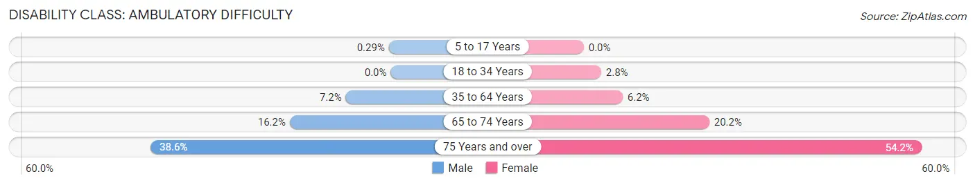 Disability in Zip Code 99508: <span>Ambulatory Difficulty</span>