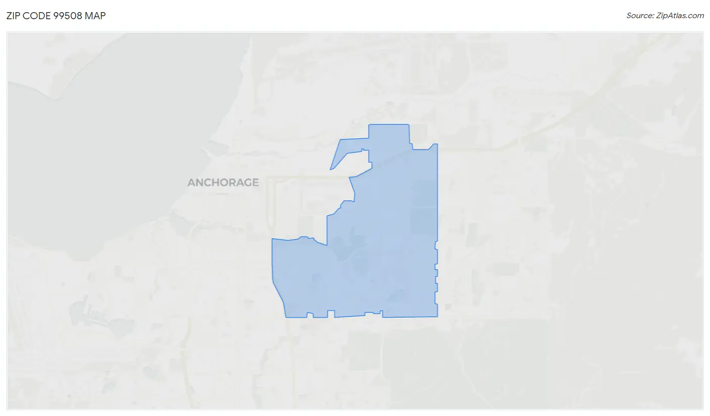 Zip Code 99508 Map