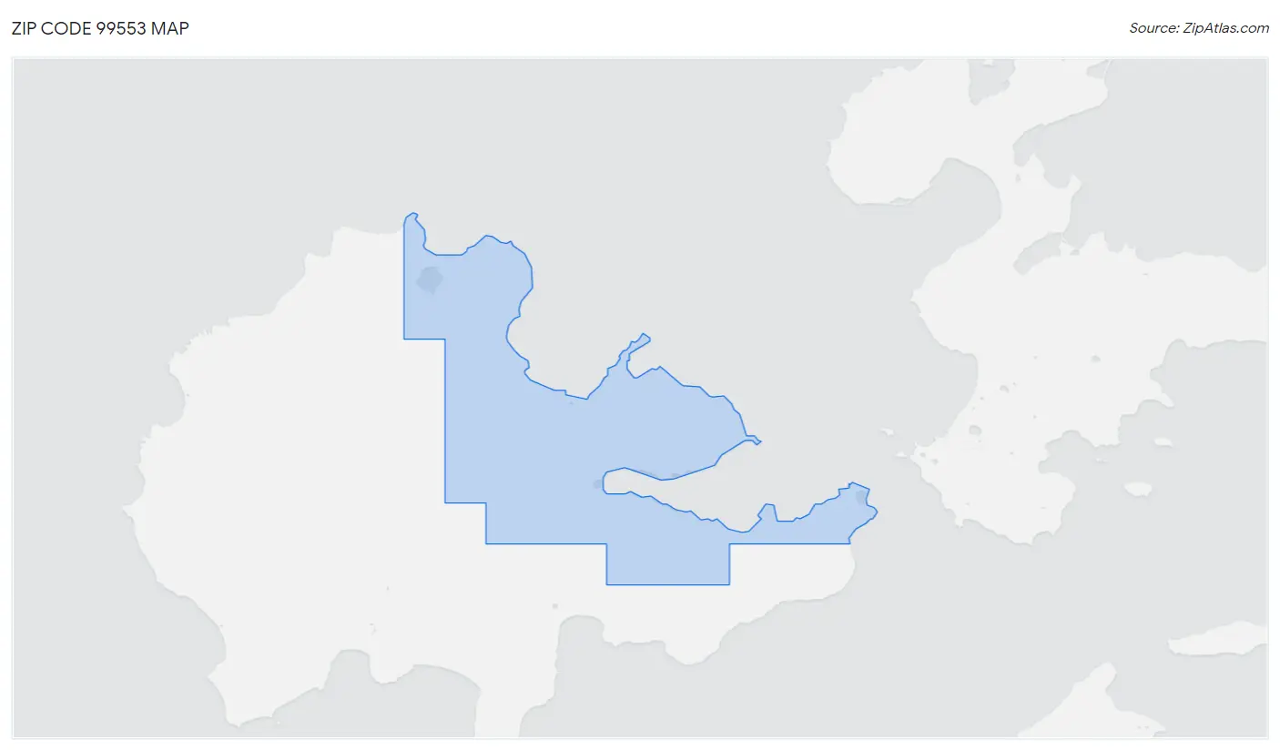 Zip Code 99553 Map