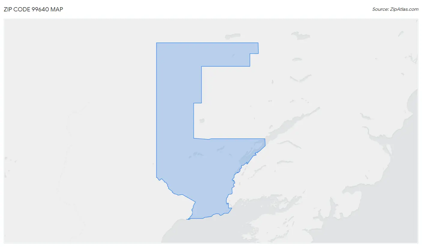 Zip Code 99640 Map