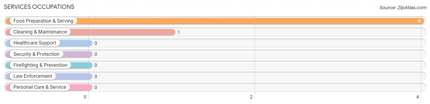 Services Occupations in Zip Code 99668