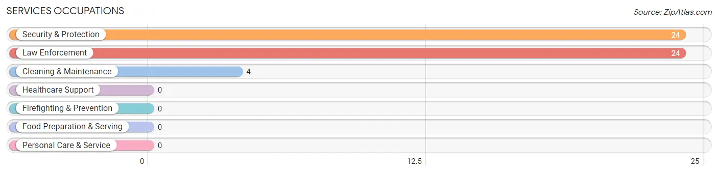 Services Occupations in Zip Code 99720