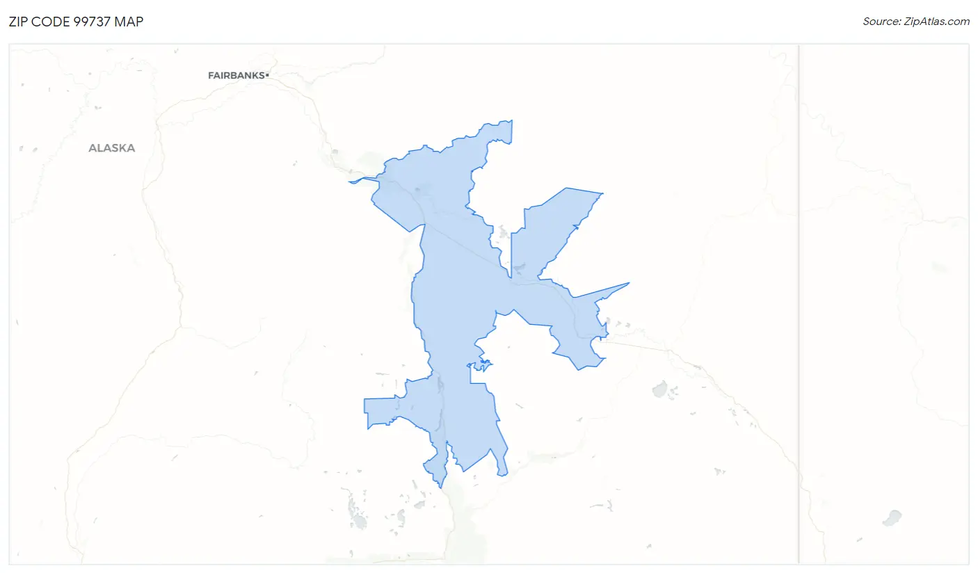 Zip Code 99737 Map