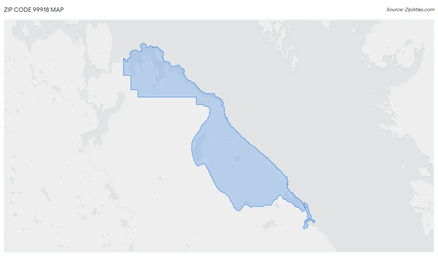 Zip Code 99918 Map