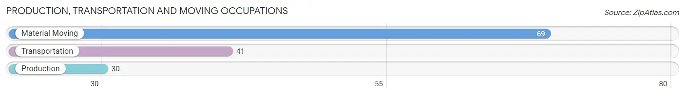 Production, Transportation and Moving Occupations in Zip Code 99929