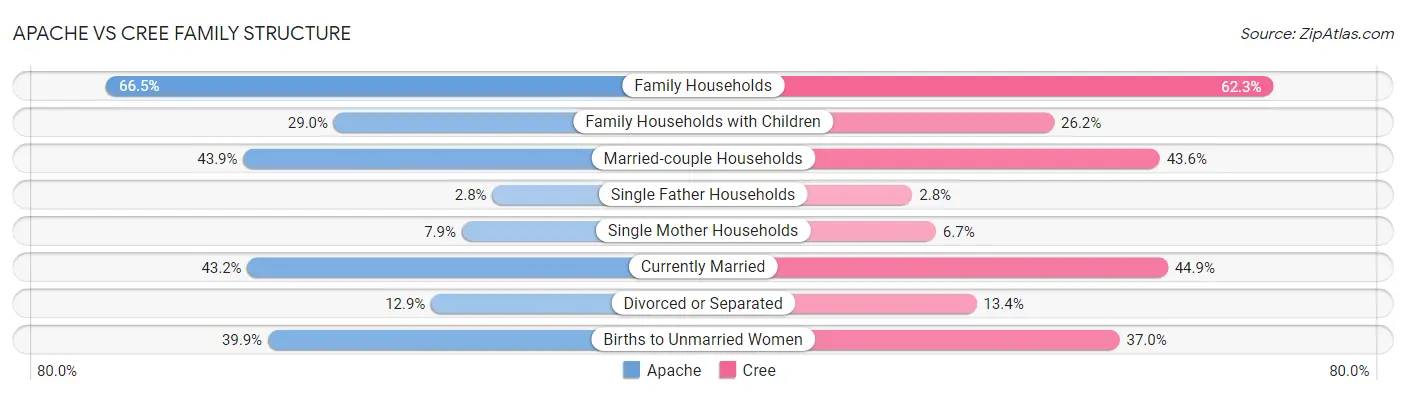 Apache vs Cree Family Structure