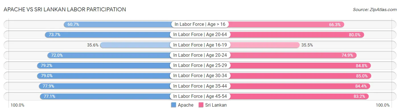 Apache vs Sri Lankan Labor Participation