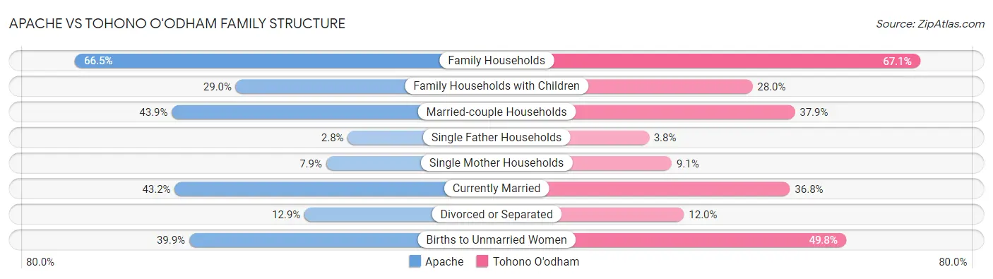 Apache vs Tohono O'odham Family Structure
