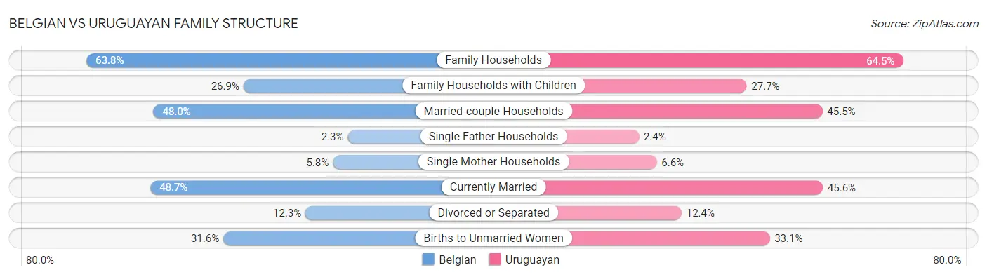 Belgian vs Uruguayan Family Structure