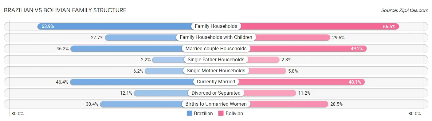 Brazilian vs Bolivian Family Structure