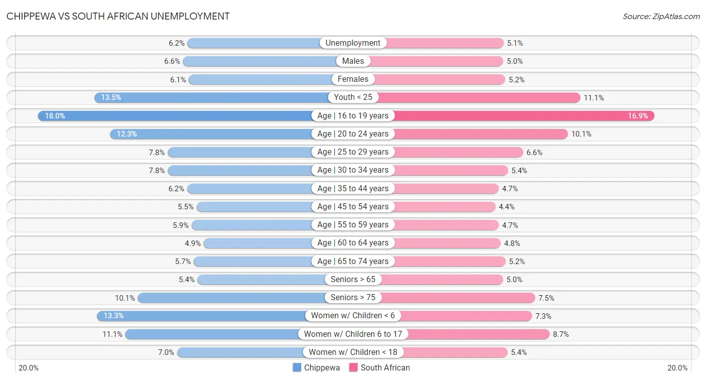 Chippewa vs South African Unemployment