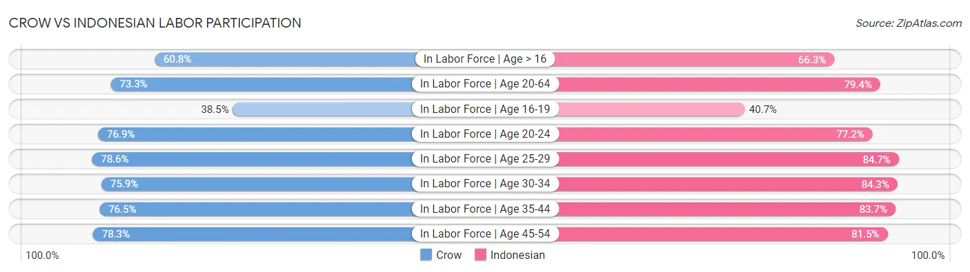 Crow vs Indonesian Labor Participation