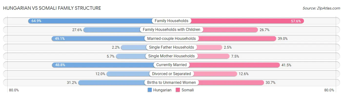 Hungarian vs Somali Family Structure