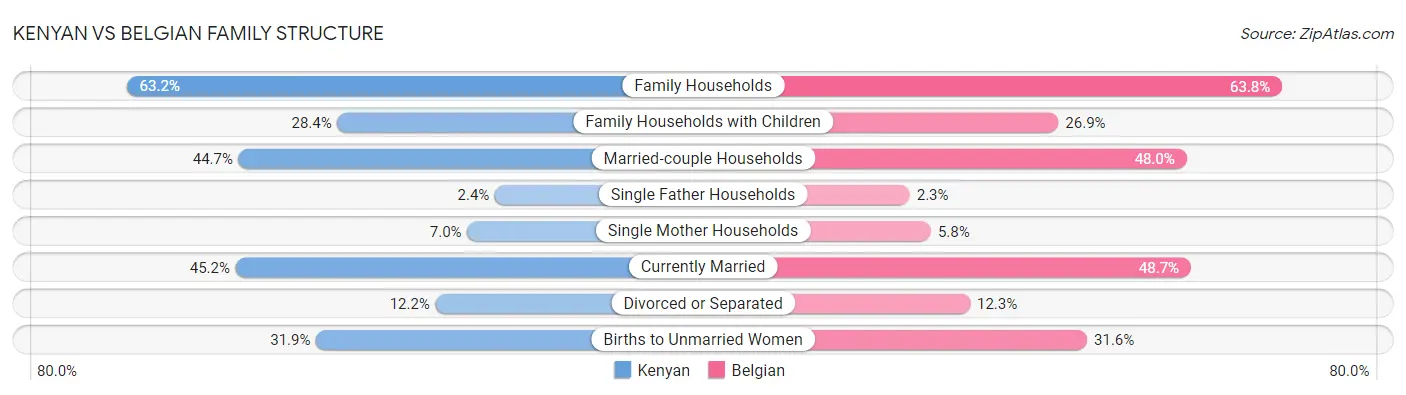 Kenyan vs Belgian Family Structure