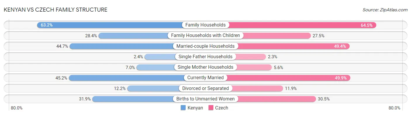 Kenyan vs Czech Family Structure