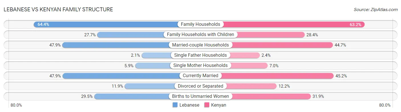 Lebanese vs Kenyan Family Structure