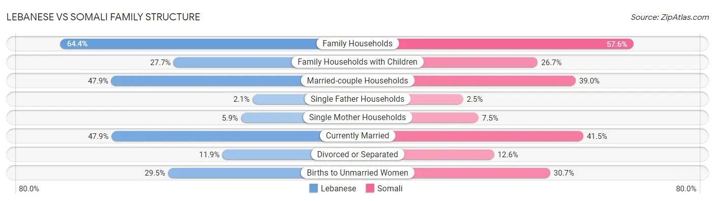 Lebanese vs Somali Family Structure