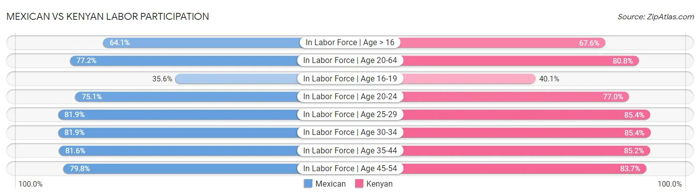 Mexican vs Kenyan Labor Participation
