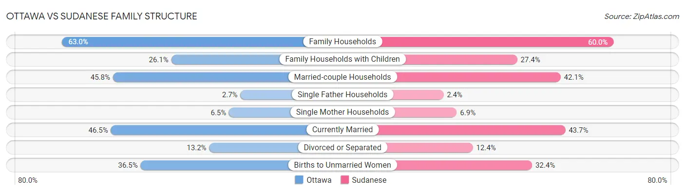 Ottawa vs Sudanese Family Structure