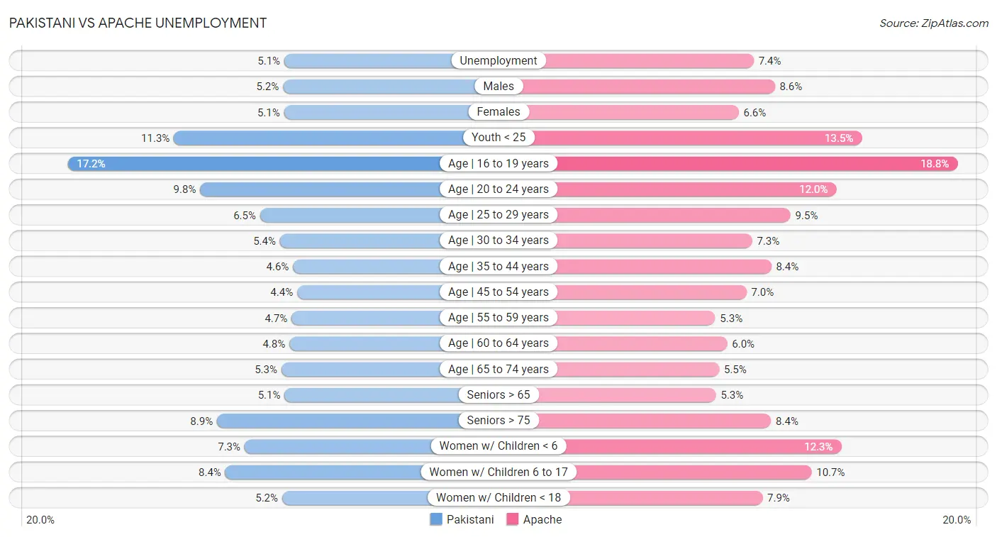 Pakistani vs Apache Unemployment