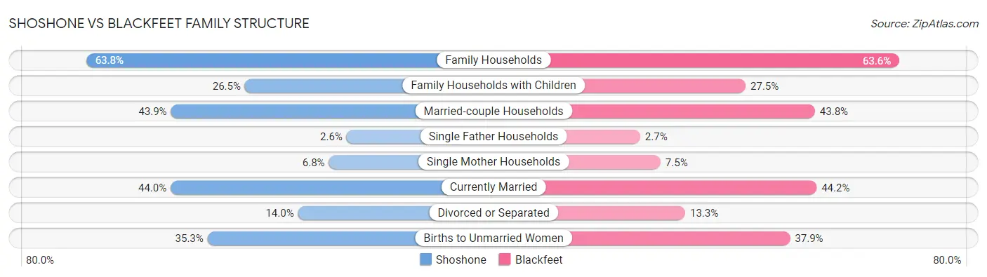 Shoshone vs Blackfeet Family Structure
