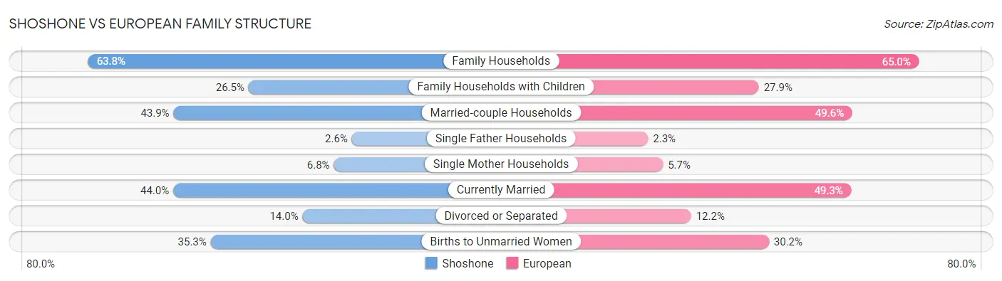 Shoshone vs European Family Structure