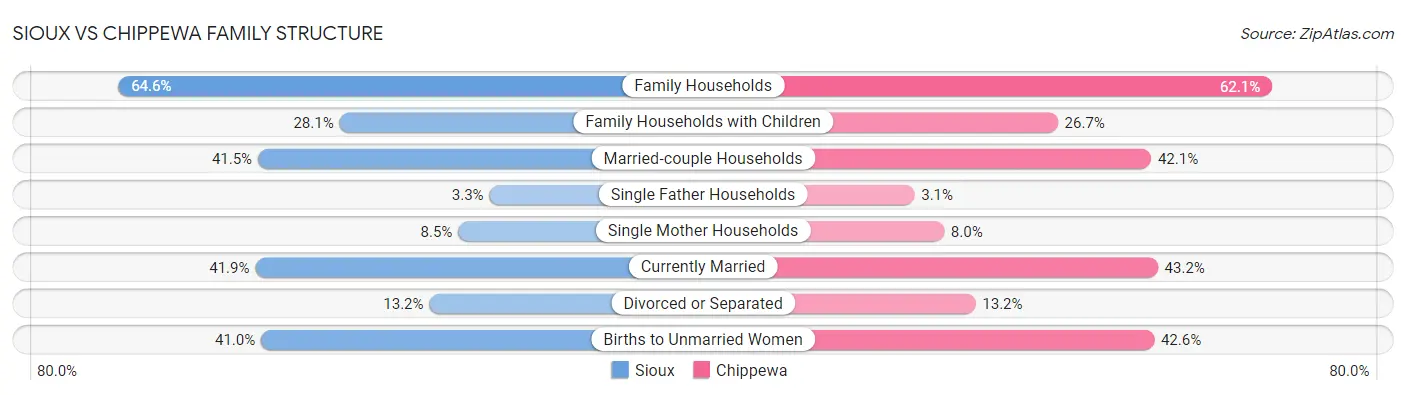 Sioux vs Chippewa Family Structure