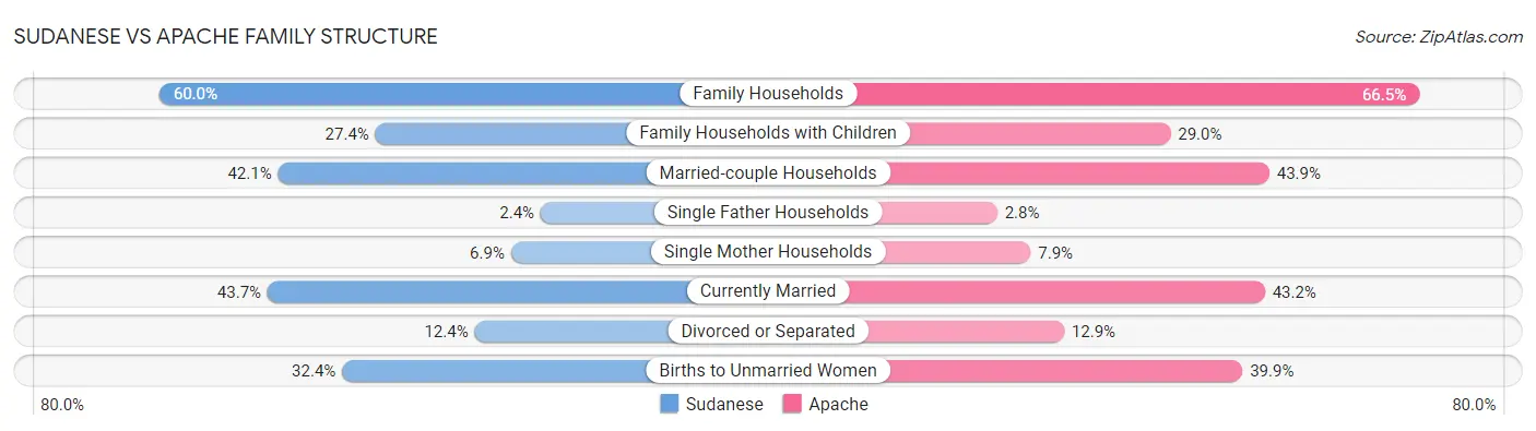 Sudanese vs Apache Family Structure