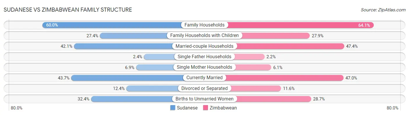 Sudanese vs Zimbabwean Family Structure
