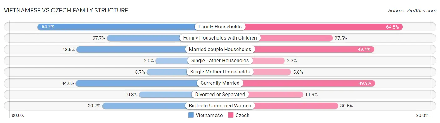 Vietnamese vs Czech Family Structure