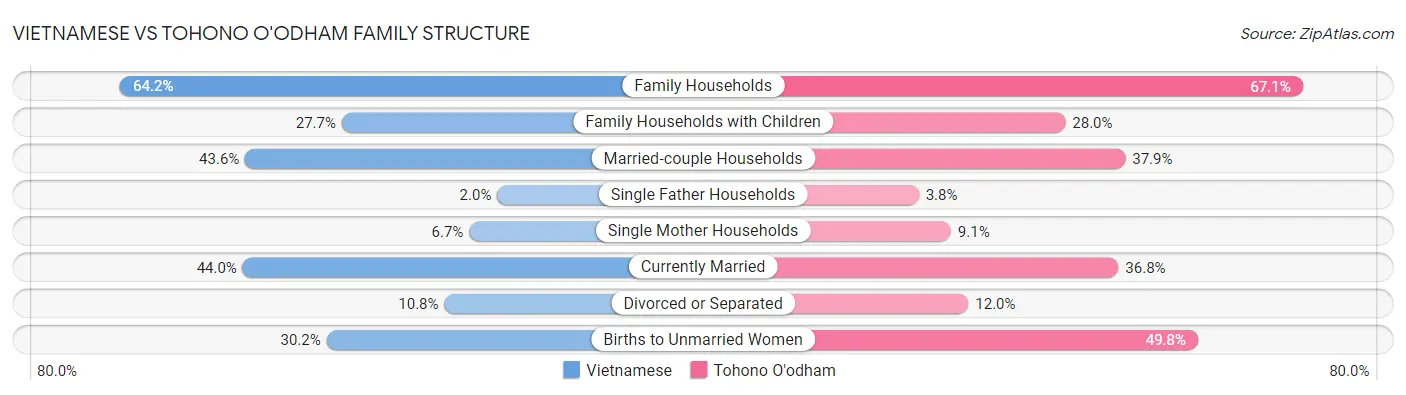 Vietnamese vs Tohono O'odham Family Structure