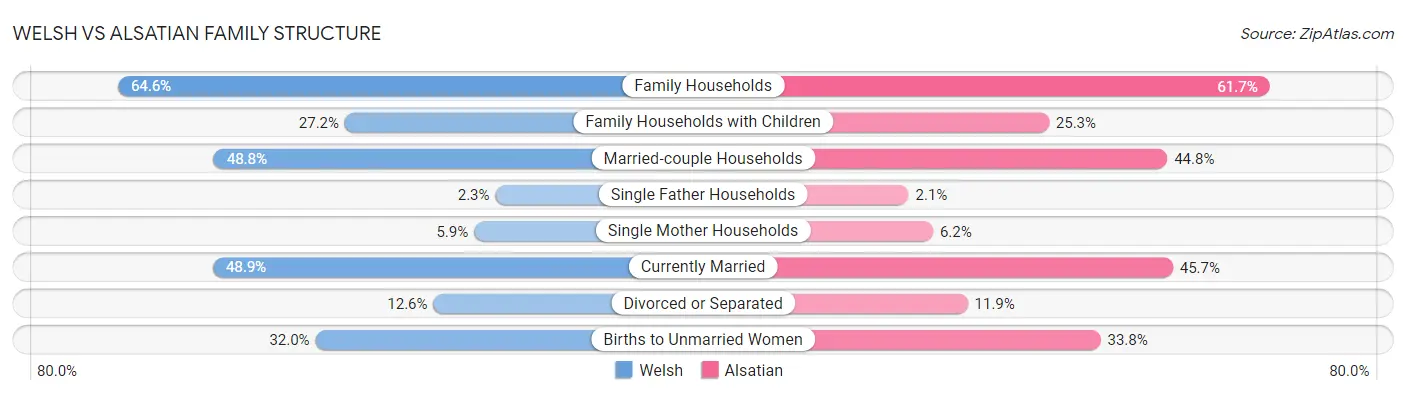 Welsh vs Alsatian Family Structure